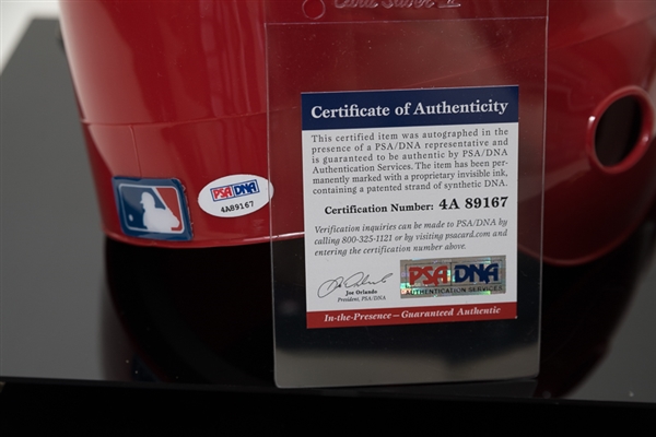 John Kruk Signed & Inscribed Full Size Helmet - PSA/DNA